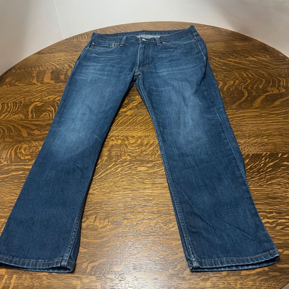 Levi 514 Straight Fit Jeans Mens 36x30 Blue Denim Classic 5-Pocket Pant